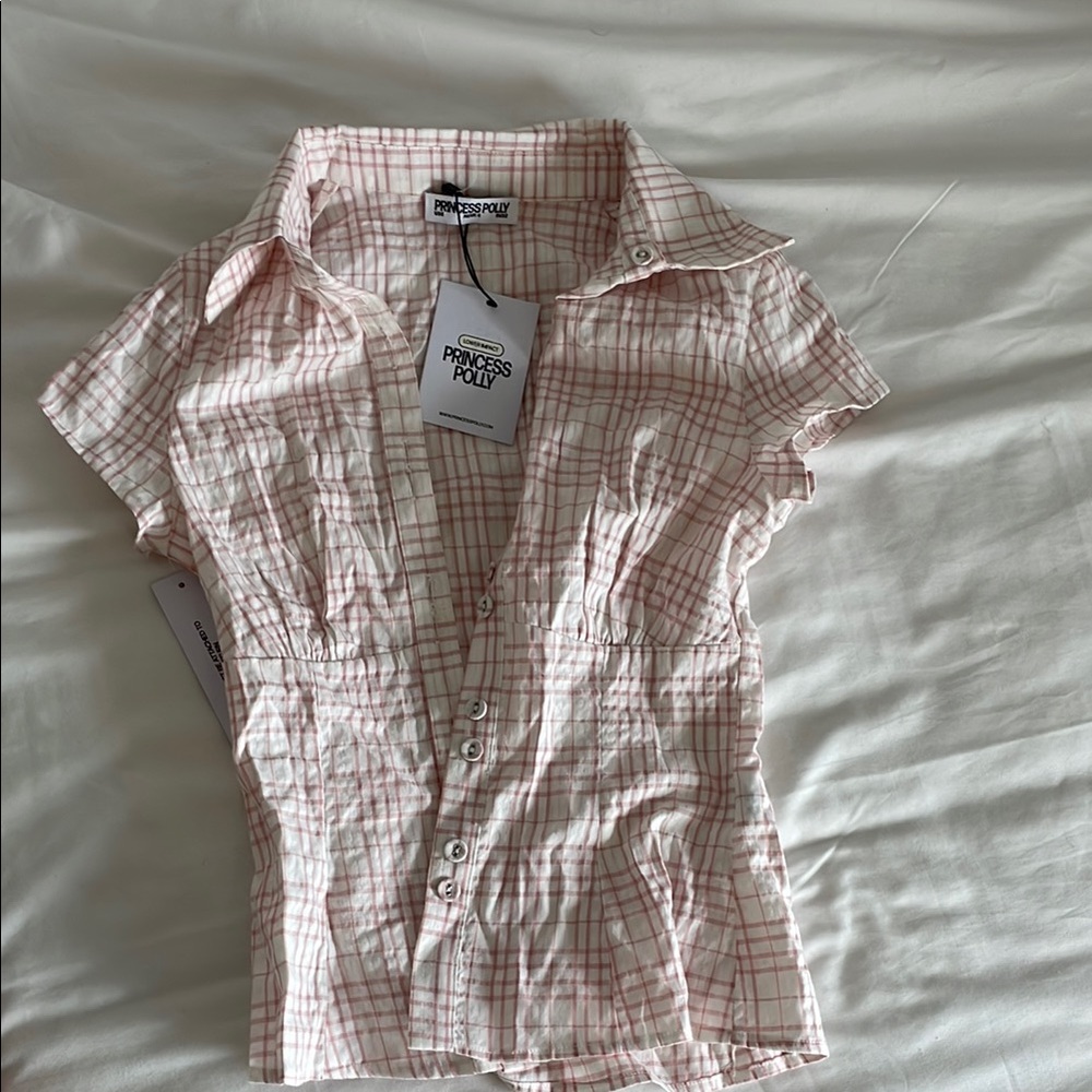 Princess Polly Cottlesloe Blouse Pink